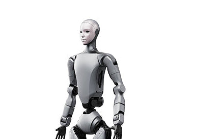 Unitree H2 Edu humanoid robot on white background
