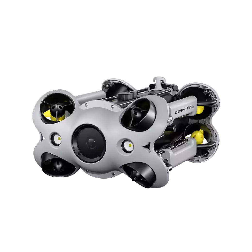CHASING M2 S professional underwater ROV — 4K EIS, 8-thruster vector layout
