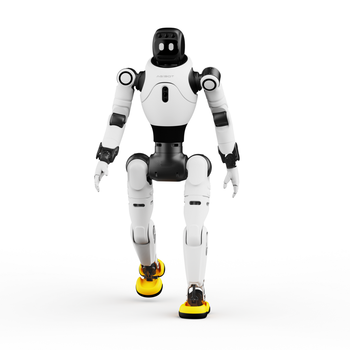 AgiBot X2 Ultra humanoid robot front view for greeting and visitor guidance deployments