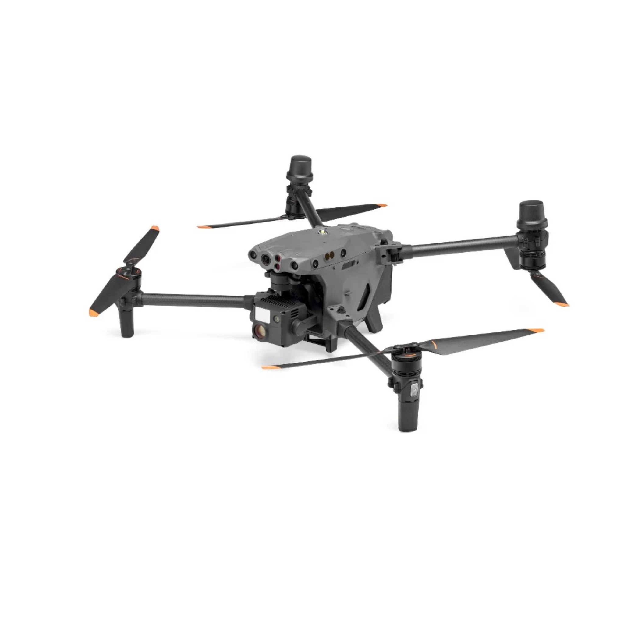 DJI Matrice 30 enterprise drone angled view showcasing rugged design and AI-powered sensors