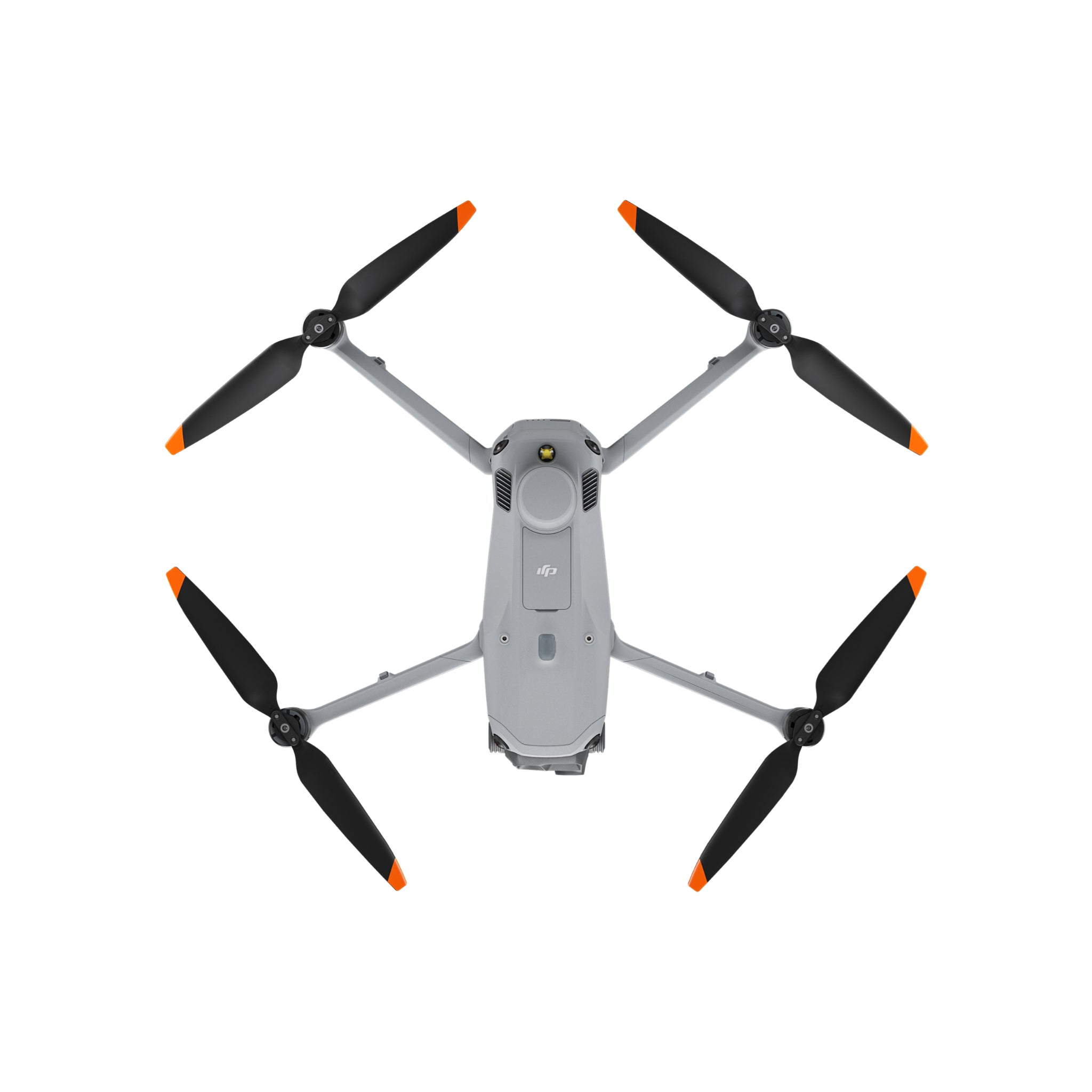 Top-down view of the DJI Matrice 4T drone highlighting propeller positioning and compact design.