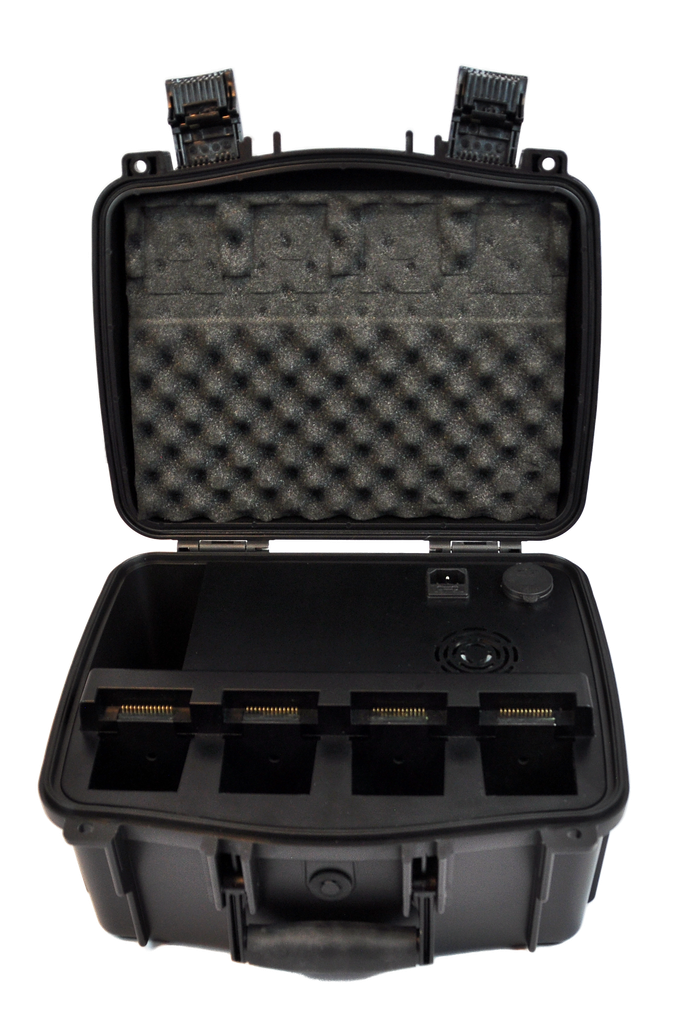 Colorado Drone Chargers Skydio X2 PRCS open case with batteries