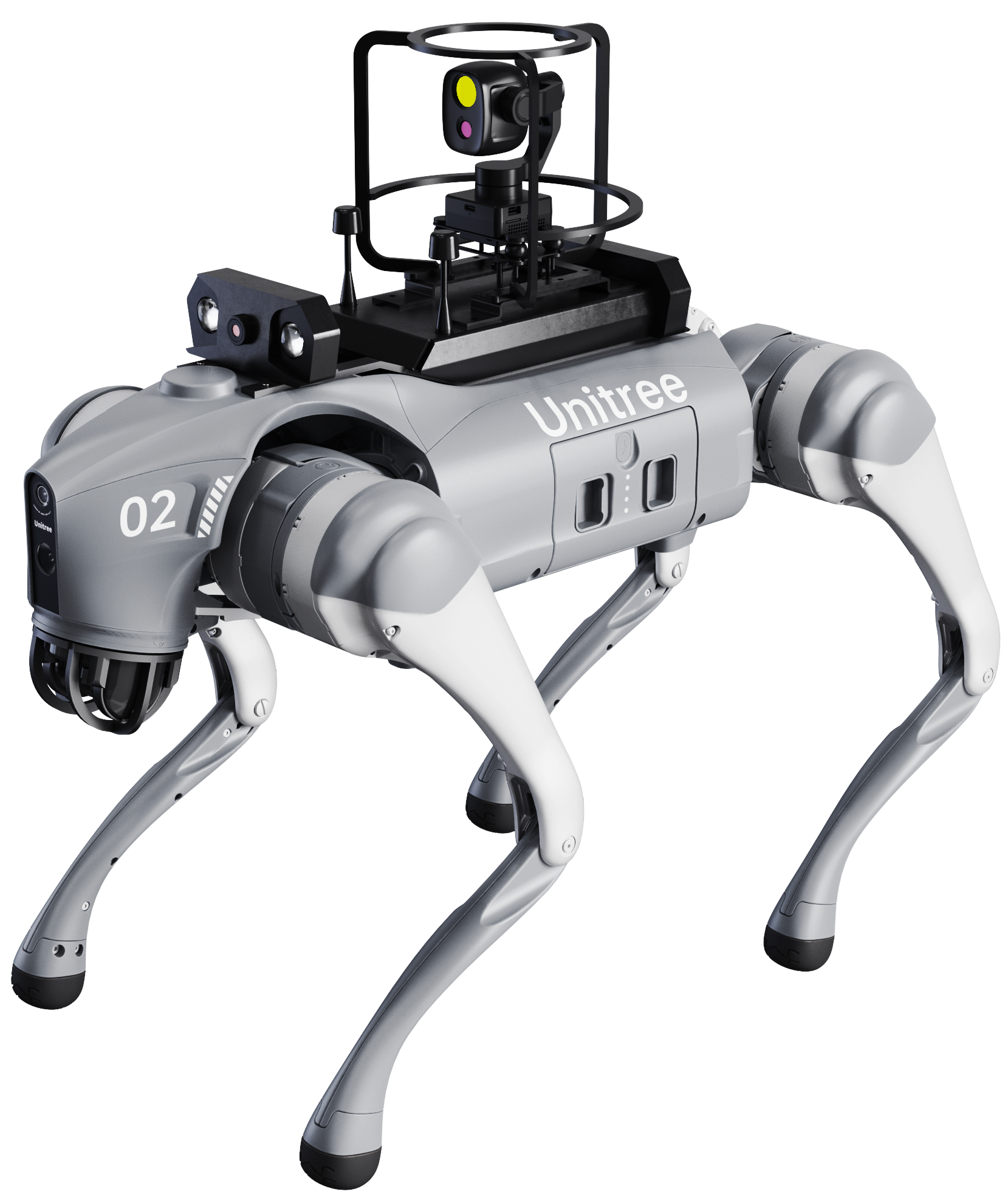 Unitree Go2 Ent MTPTZ with pan-tilt-zoom camera payload