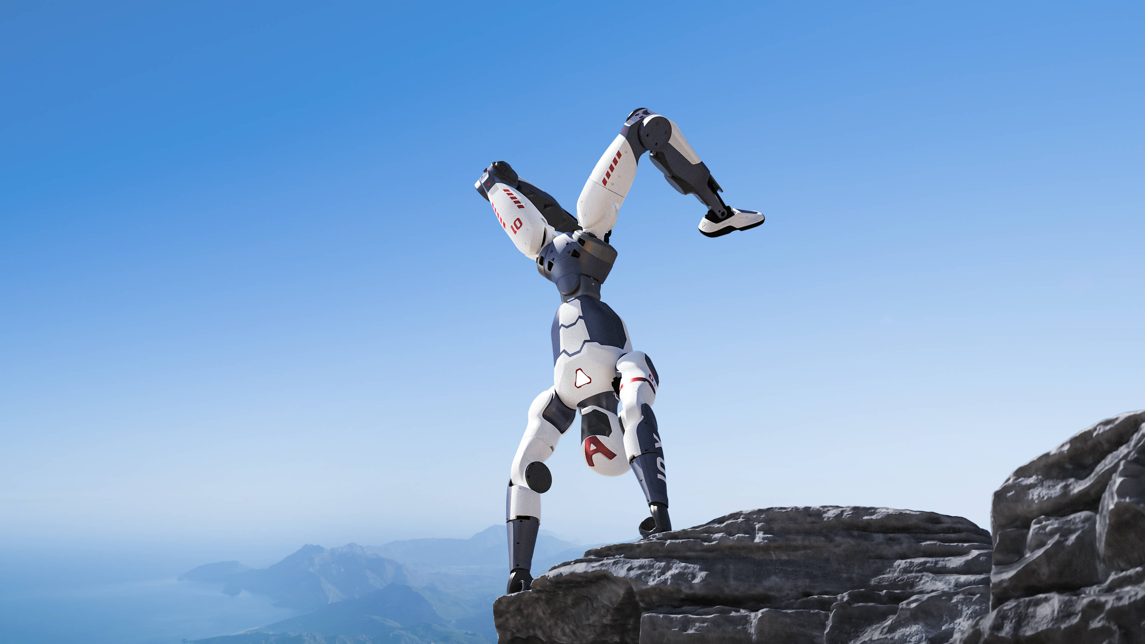 Unitree R1 humanoid robot in custom color