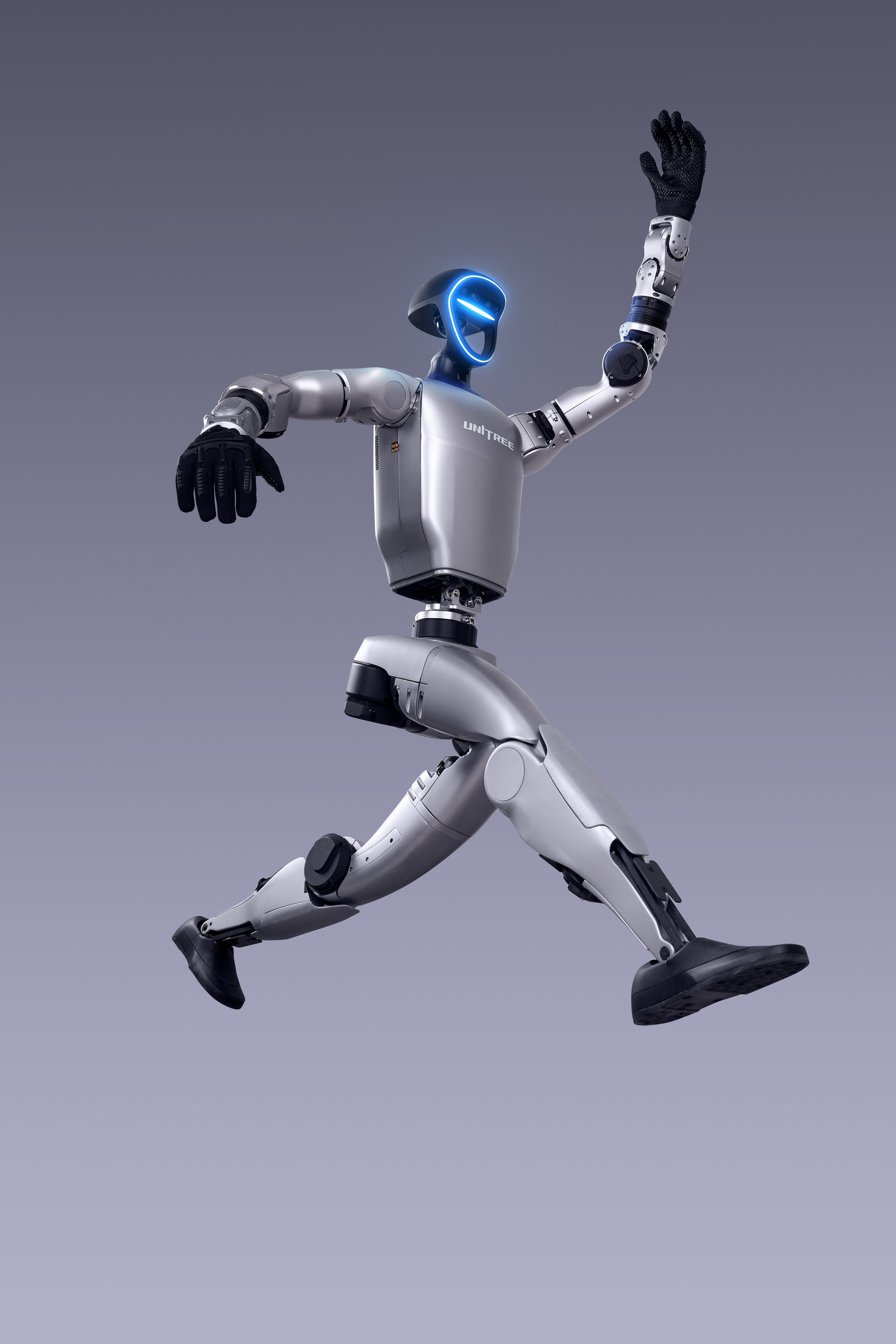 Unitree G1 Edu research humanoid, high resolution studio photo