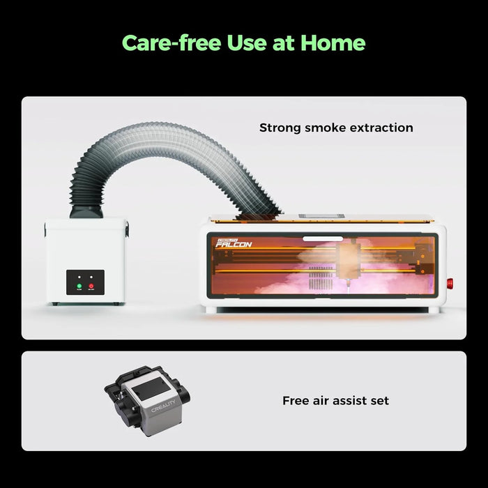 Creality Falcon A1 10W Fully Enclosed Laser Engraver – 600mm/s Speed