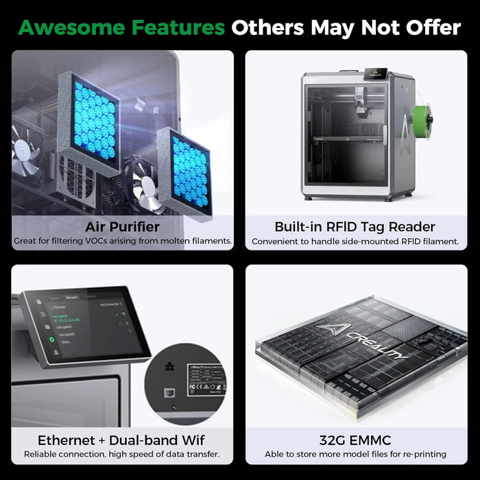 Creality K2 Plus Combo – 600mm/s Multicolor 3D Printer with CFS