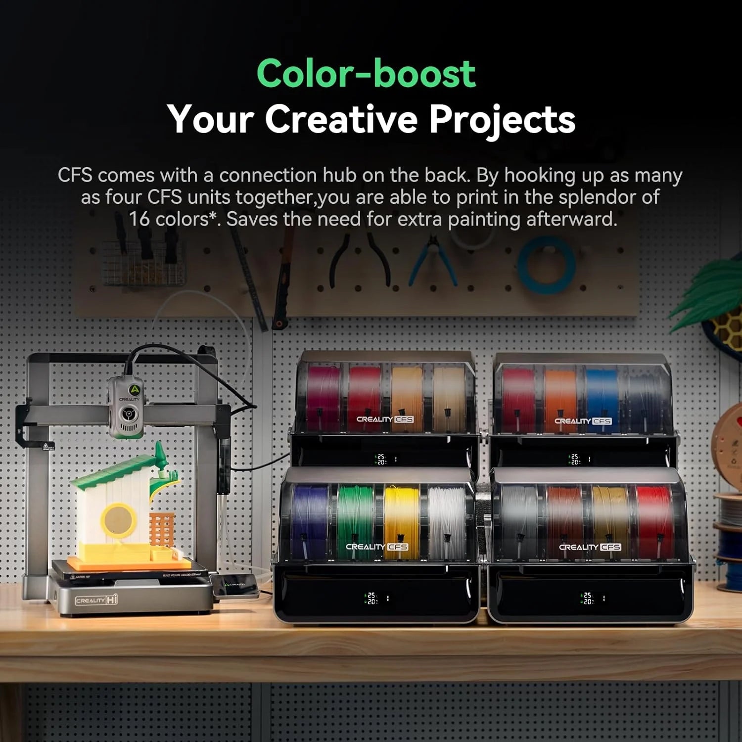 Creality Hi Combo (A) Multi-Color 3D Printer with CFS