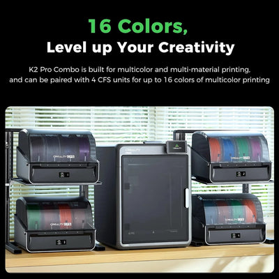 Creality K2 Pro Combo – 600mm/s Multicolor 3D Printer with CFS