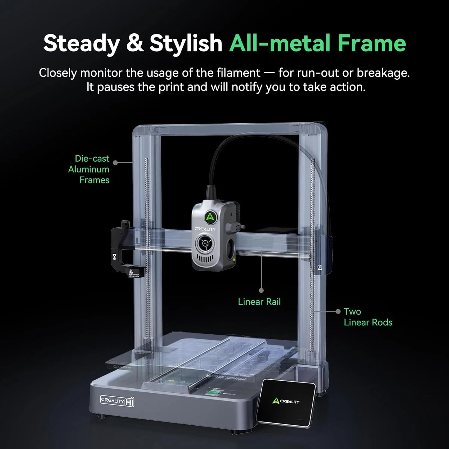 Creality Hi Combo (A) Multi-Color 3D Printer with CFS