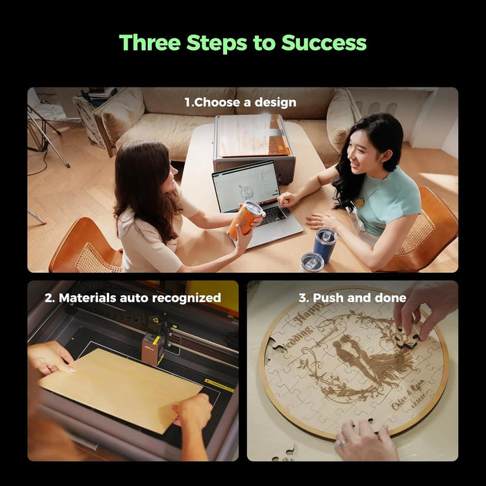 Creality Falcon A1 10W Fully Enclosed Laser Engraver – 600mm/s Speed