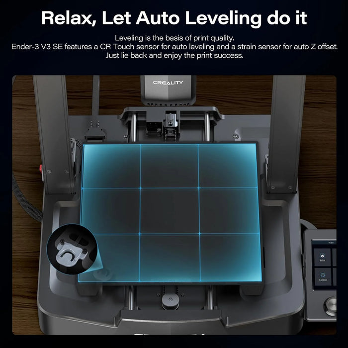 Creality Ender 3 V3 SE High-Speed 3D Printer – 250mm/s Printing