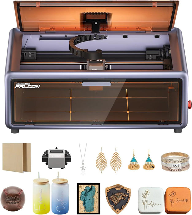 Creality Falcon A1 10W Fully Enclosed Laser Engraver – 600mm/s Speed