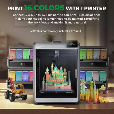Creality K2 Plus Combo – 600mm/s Multicolor 3D Printer with CFS