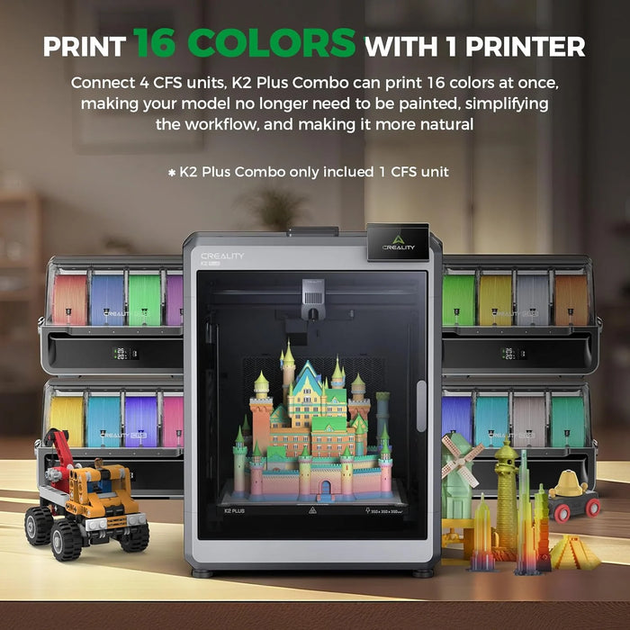 Creality K2 Plus Combo – 600mm/s Multicolor 3D Printer with CFS