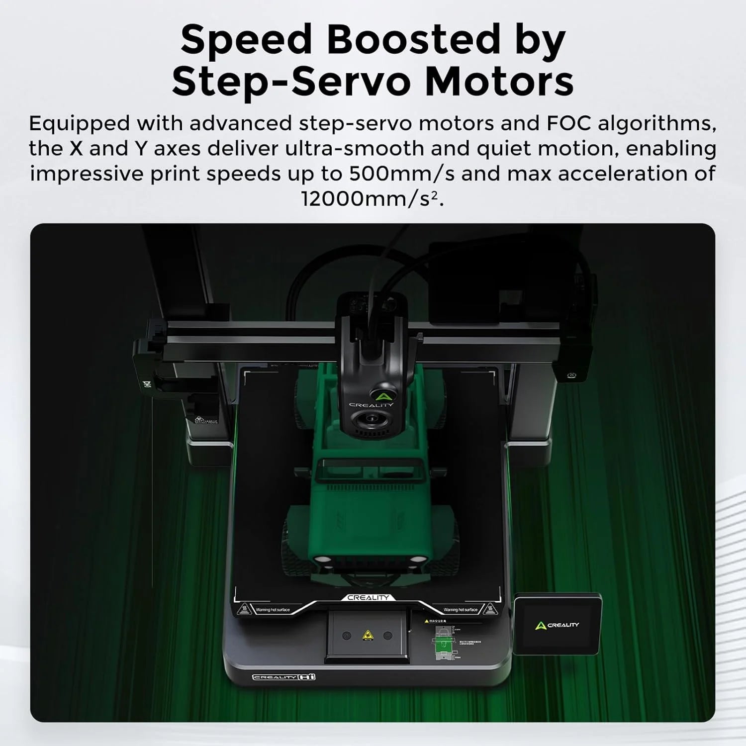 Creality HI 3D Printer – 500mm/s Hyper-Speed Professional Desktop Printer