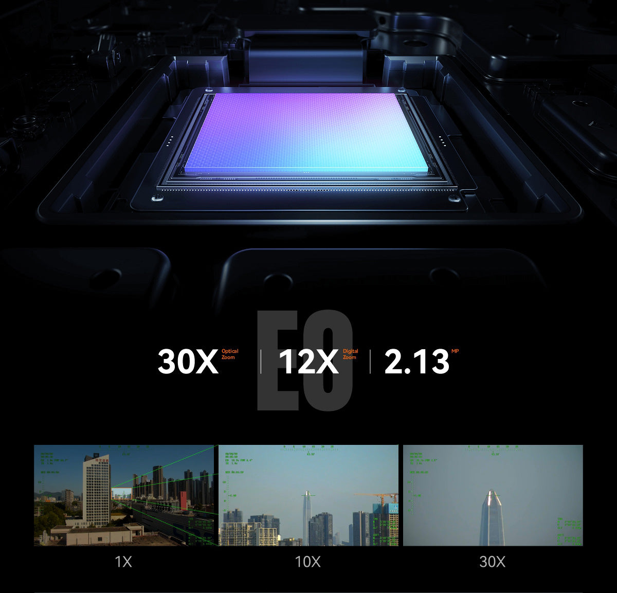 ViewPro A30T-50 640x512 50mm thermal imager detail