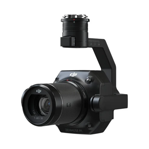 DJI Zenmuse P1 Camera on White Background