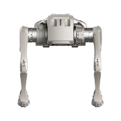 AgiBot D1 Ultra quadruped robot rear view showing expansion ports