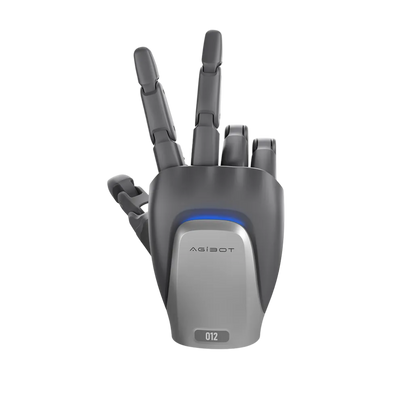 AgiBot OmniHand Pro O12 forming a precision grip, 20 N typical fingertip force