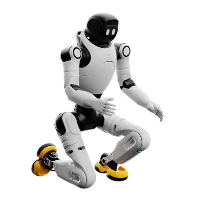 AgiBot X2 humanoid robot performing a preset motion routine for events and brand activations