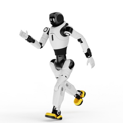 AgiBot X2 Ultra humanoid robot walking, 2 m per second with full-body motion transitions