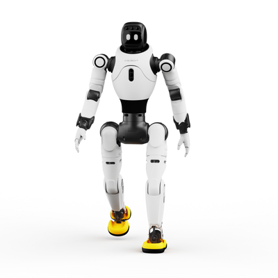 AgiBot X2 Ultra humanoid robot front view for greeting and visitor guidance deployments