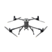 DJI Matrice 400 drone front angle on white background showing landing gear and gimbal mount