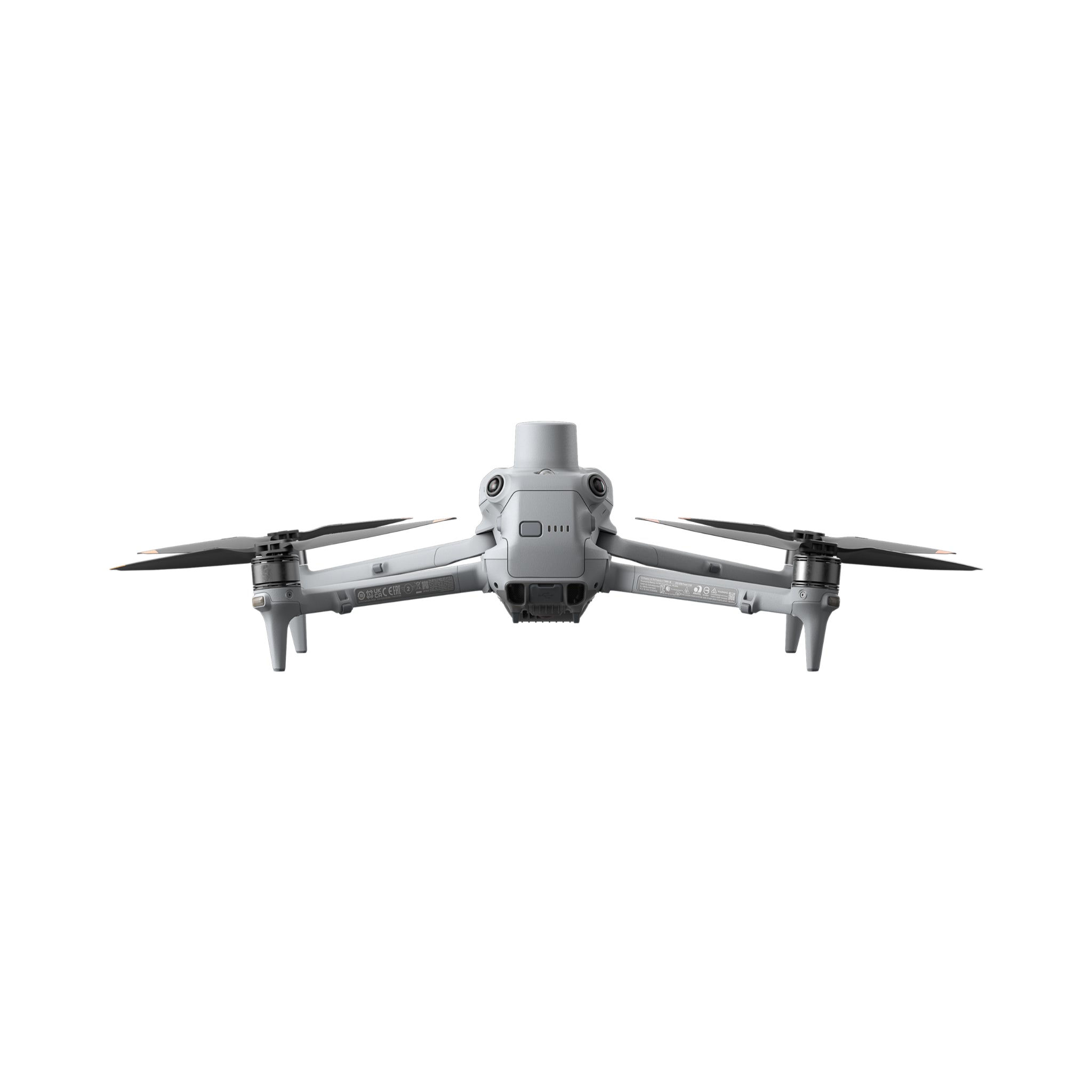 Rear view of the DJI Matrice 4E drone showing battery compartment and rear-mounted sensors