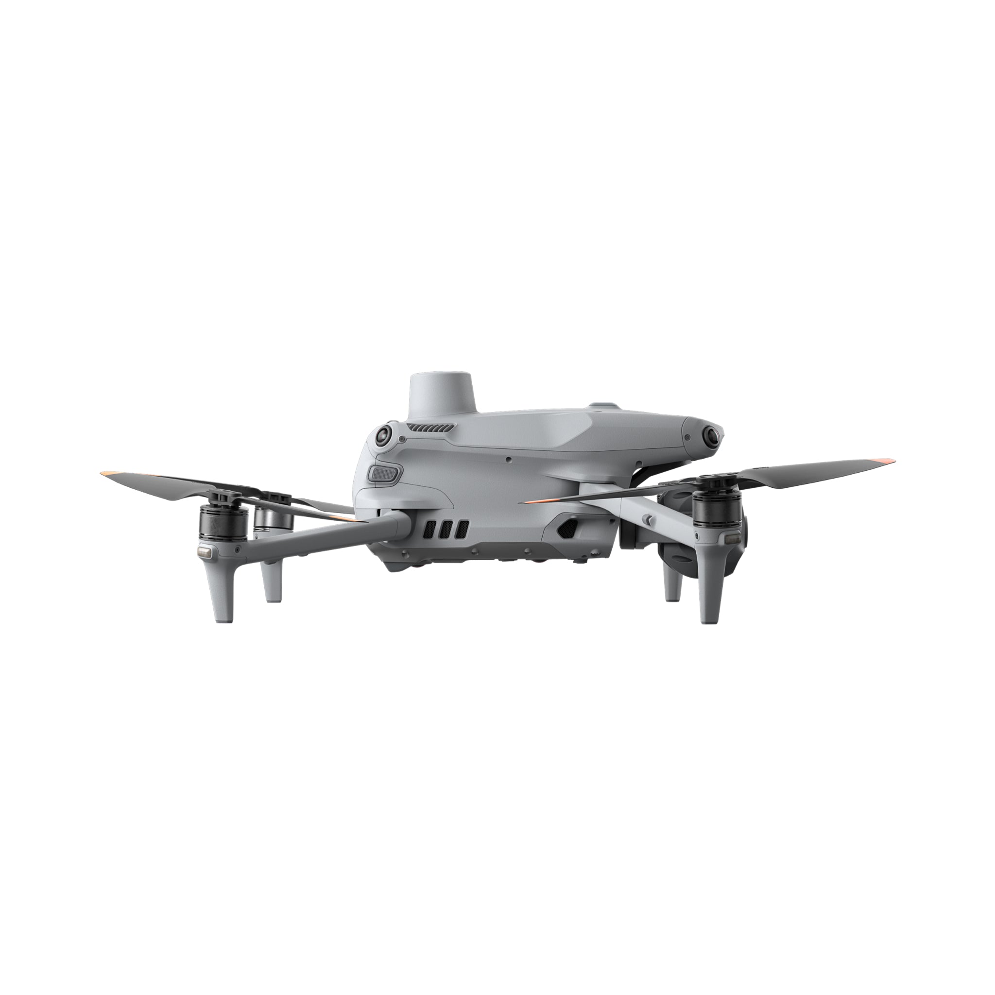 Side profile of the DJI Matrice 4T enterprise drone highlighting its modular payload system.