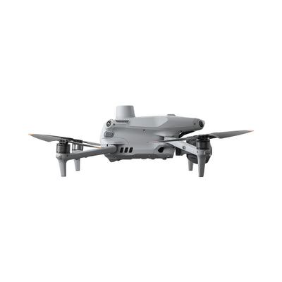 Side profile of the DJI Matrice 4T enterprise drone highlighting its modular payload system.