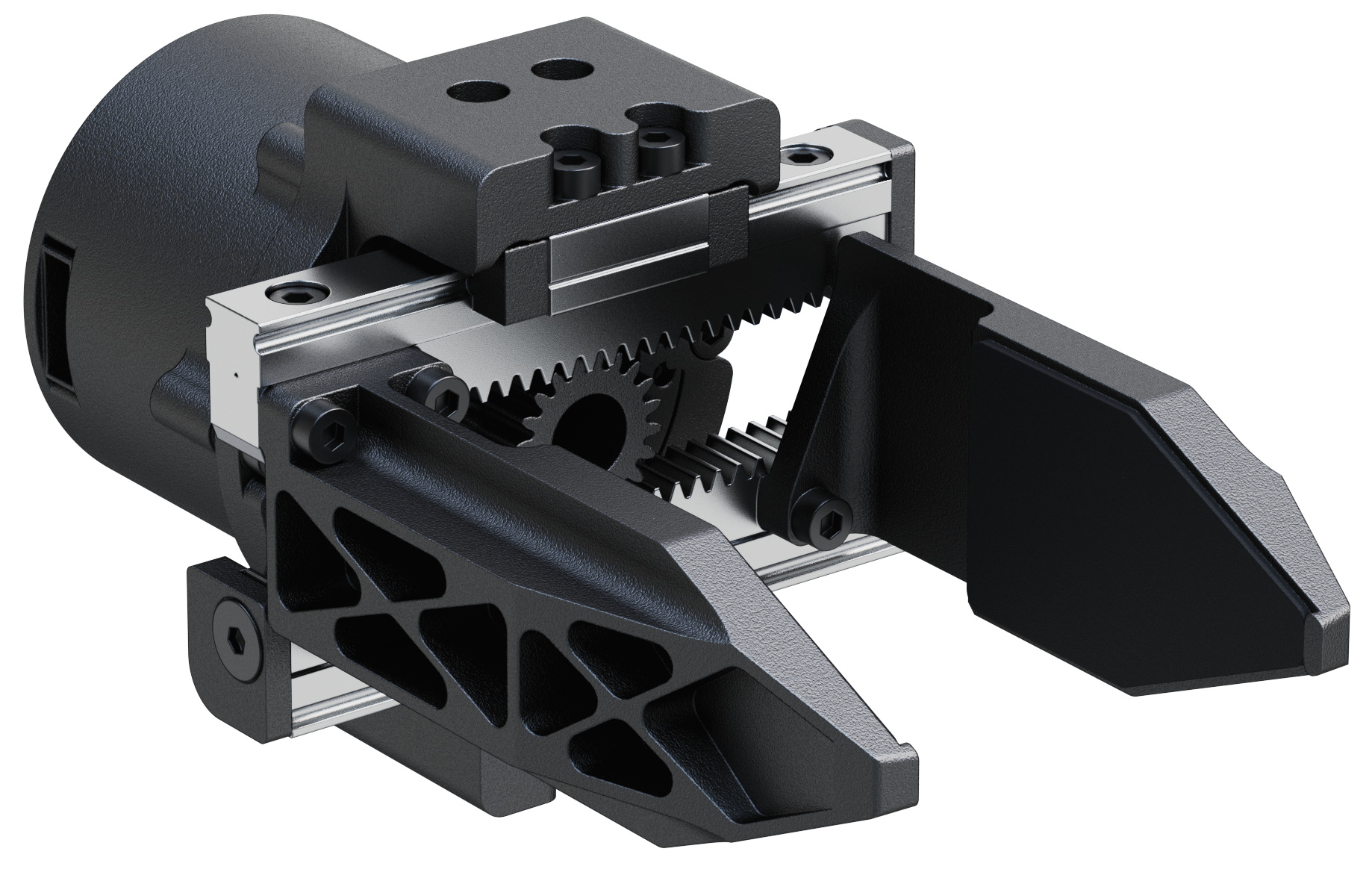 Unitree Dex1-1 gripper, side view