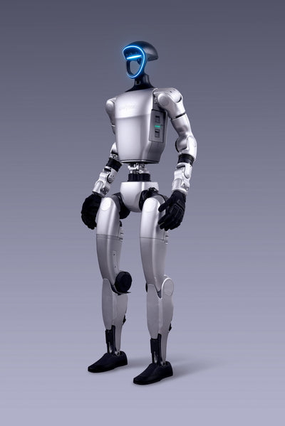 Unitree G1 Pro humanoid robot, detail view