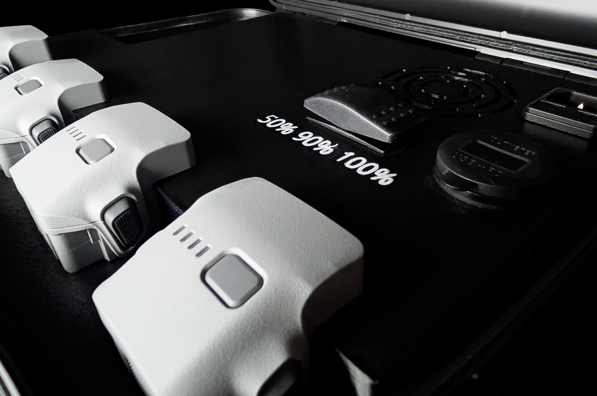 Colorado Drone Chargers DJI Matrice 4T PRCS close-up of charging bays