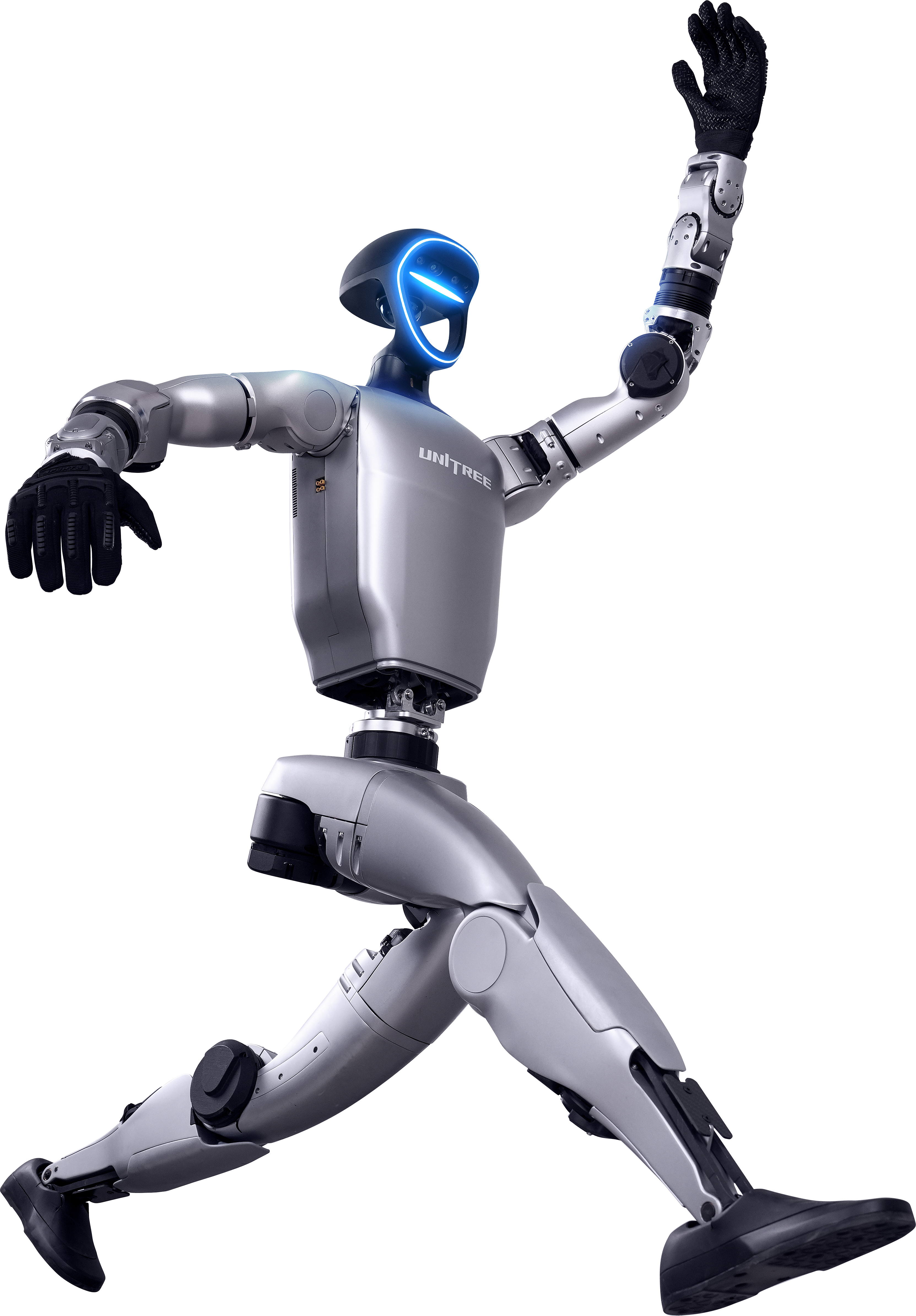 Unitree G1 Pro humanoid robot, full standing view