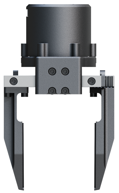 Unitree Dex1-1 gripper, half-open jaws
