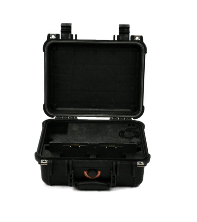 Teal Golden Eagle PRCS Elite open case with batteries