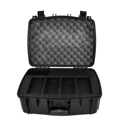 Colorado Drone Chargers Freefly SL8 PRCS open case with batteries