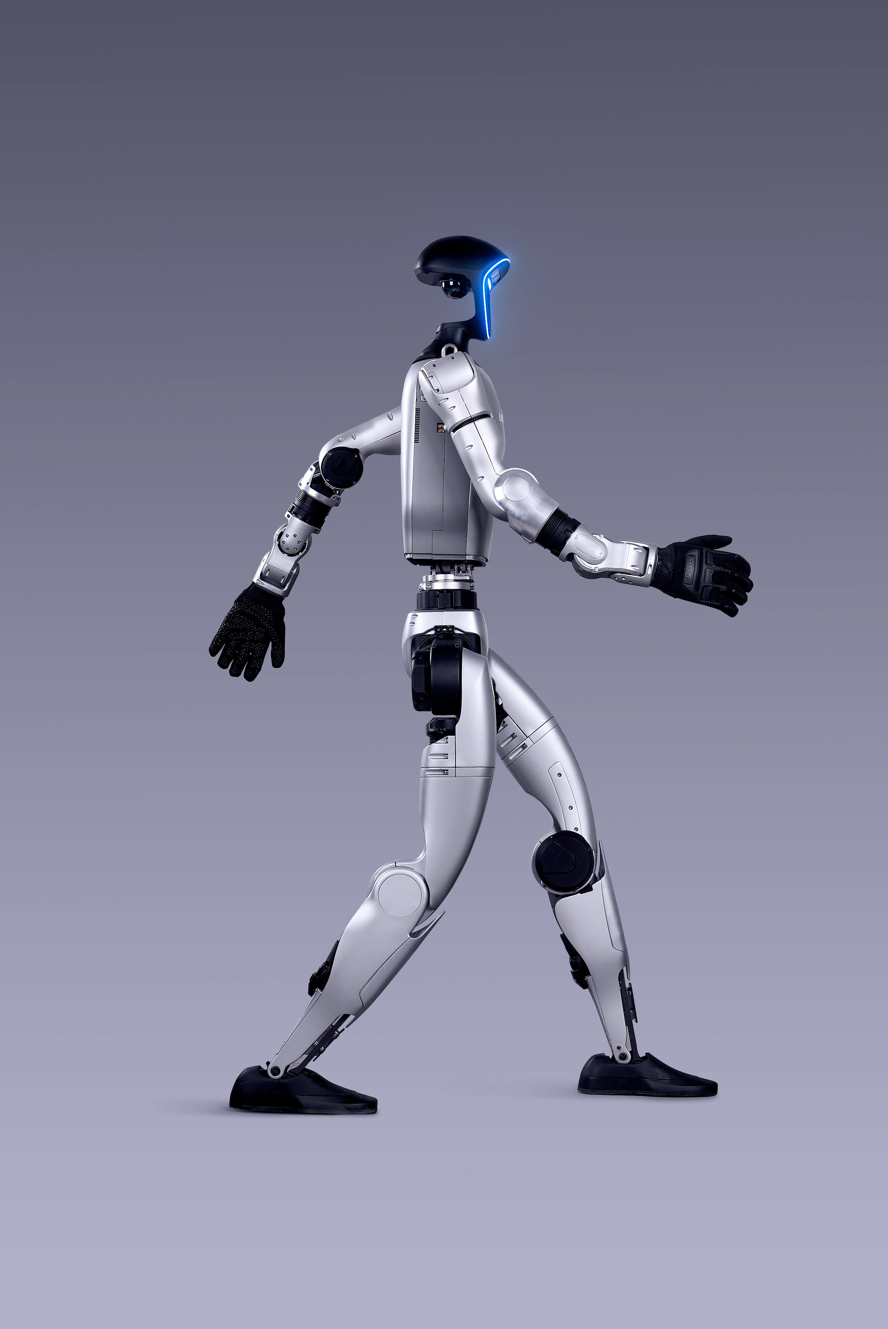 Unitree G1 Pro humanoid robot, studio photograph