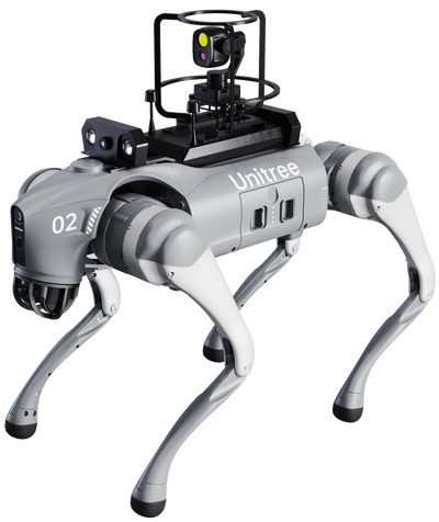 Unitree Go2 Ent MTPTZ with pan-tilt-zoom camera payload