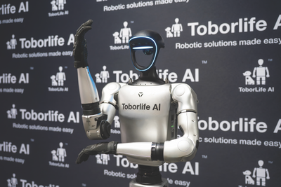 Unitree G1 humanoid robot, Toborlife studio shoot angle 2
