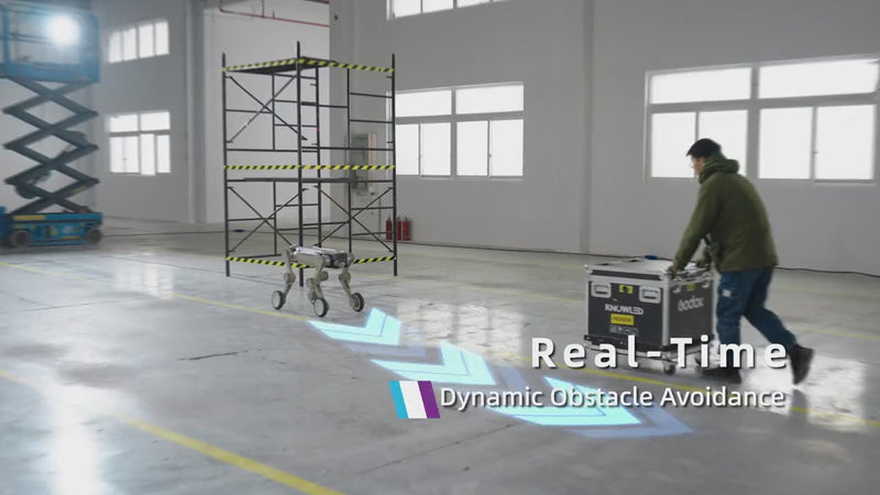 AgiBot D1 Max autonomous navigation, obstacle avoidance and hot-swappable dual battery