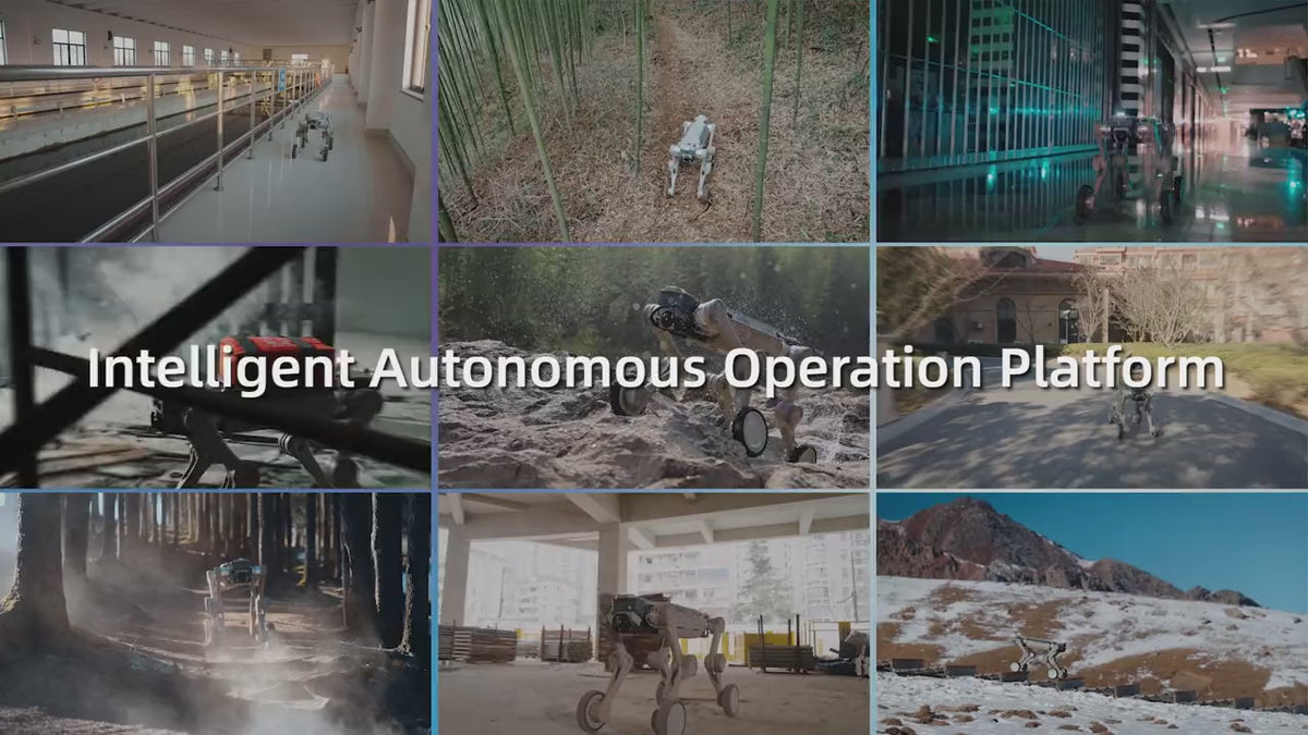 Load video: AgiBot D1 Max on border patrol, plant inspection and emergency rescue deployments