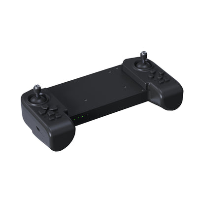 Unitree Go2 remote controller rear view with USB C charging port