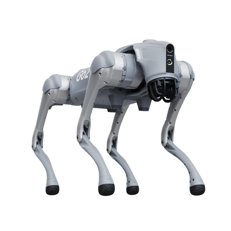 Unitree Go2 X three-quarter rear studio render