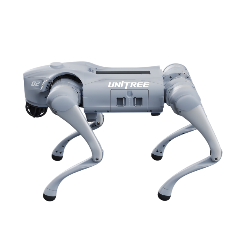 Unitree Go2 Pro side profile studio render