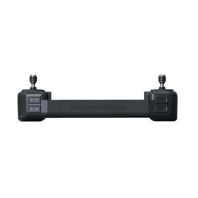 Unitree Go2-W remote controller with dual joysticks and phone dock
